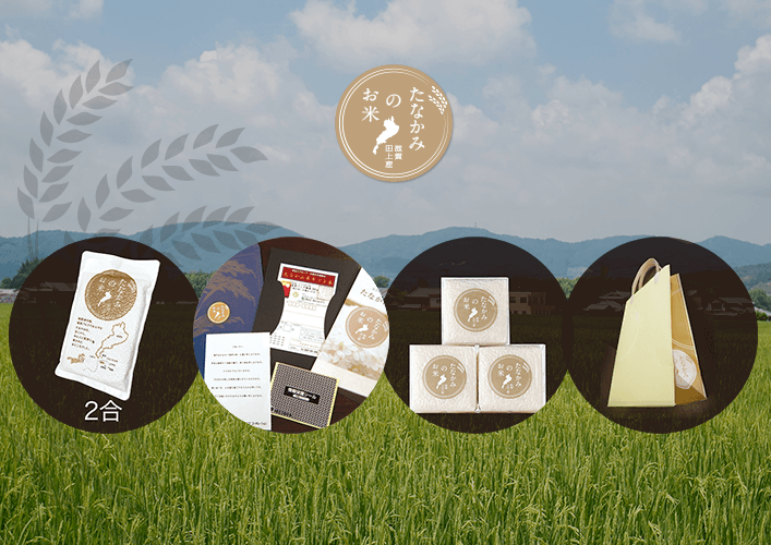 ノベルティ 手土産用 景品用|たなかみ米商品ラインナップ